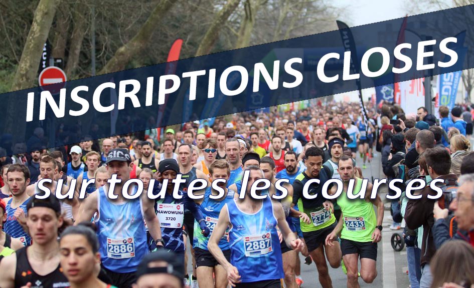 Inscriptions closes sur toutes les courses !